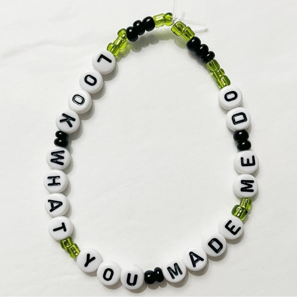 Taylor Swift Beaded Friendship Bracelet Reputation Look What You Made Me Do